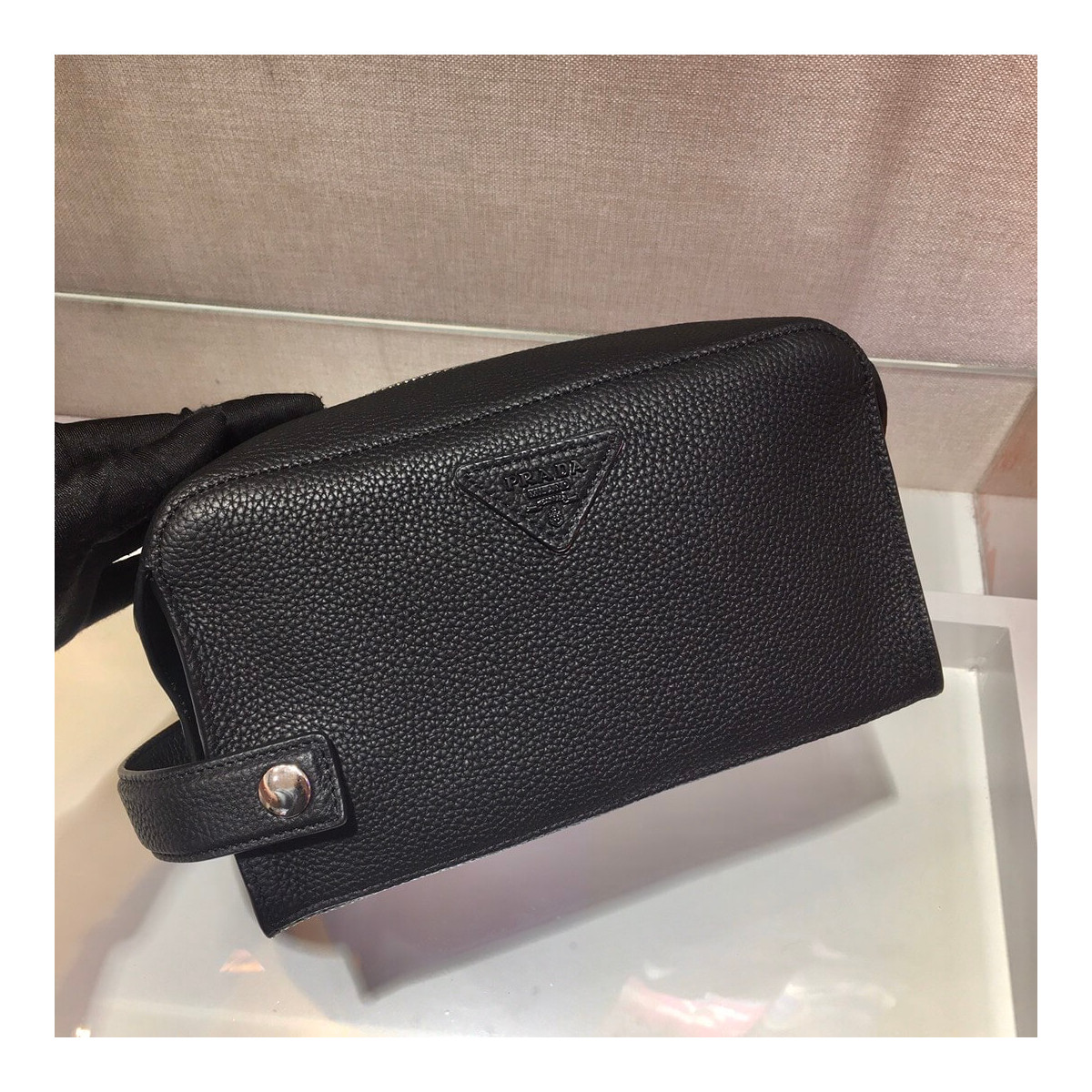 Prada Leather Clutch Bag 2VF027