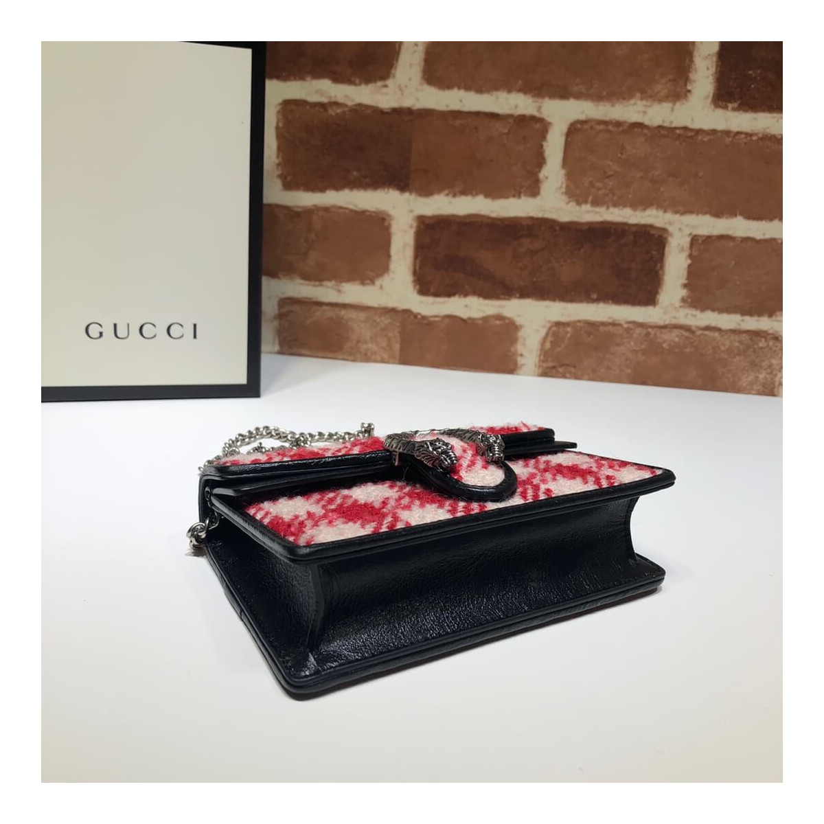 Gucci Dionysus Check Tweed Mini Bag 476432