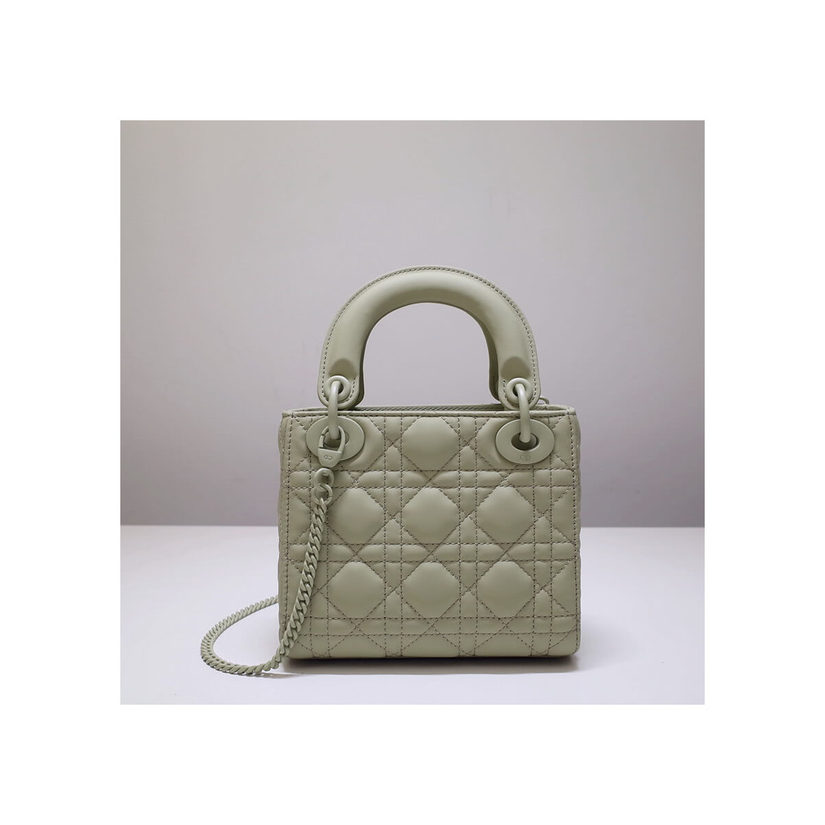 Dior Mini Lady Dior Bag in Ultramatte Cannage Calfskin M0505