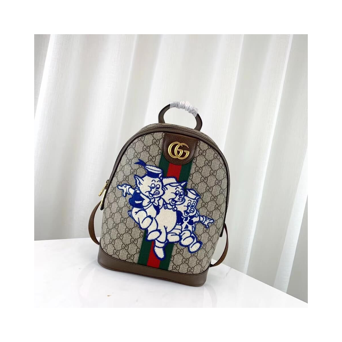 Gucci Ophidia GG Backpack with Three Little Pigs 552884