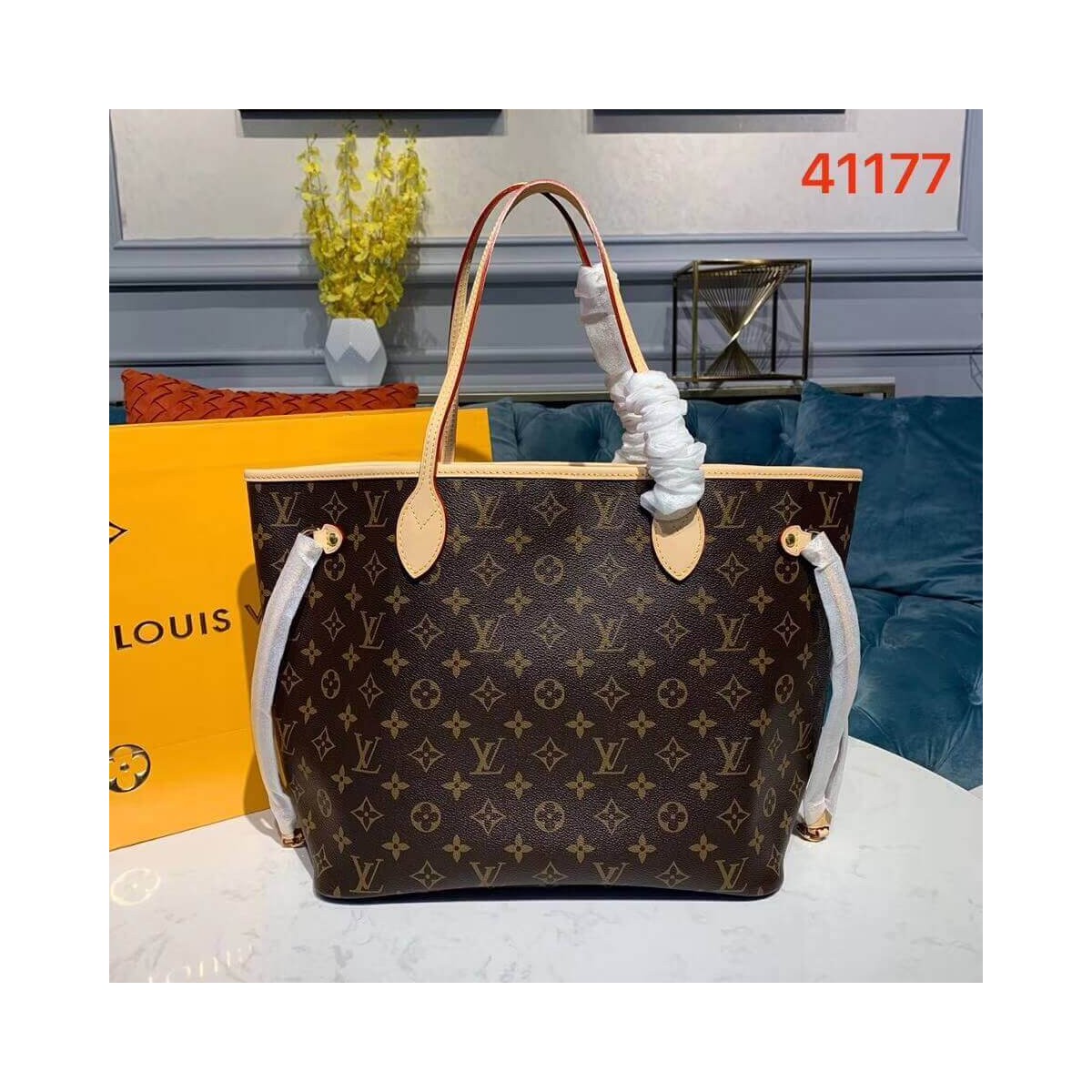 Louis Vuitton Monogram Canvas Neverfull MM M41177