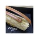 Celine Triomphe Shoulder Bag In Triomphe Canvas and Calfskin 194142