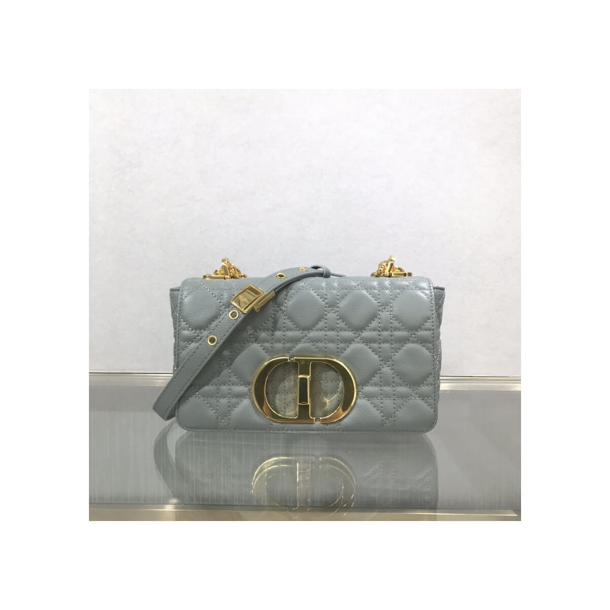 Dior Small Caro Bag Supple Cannage Calfskin M9241