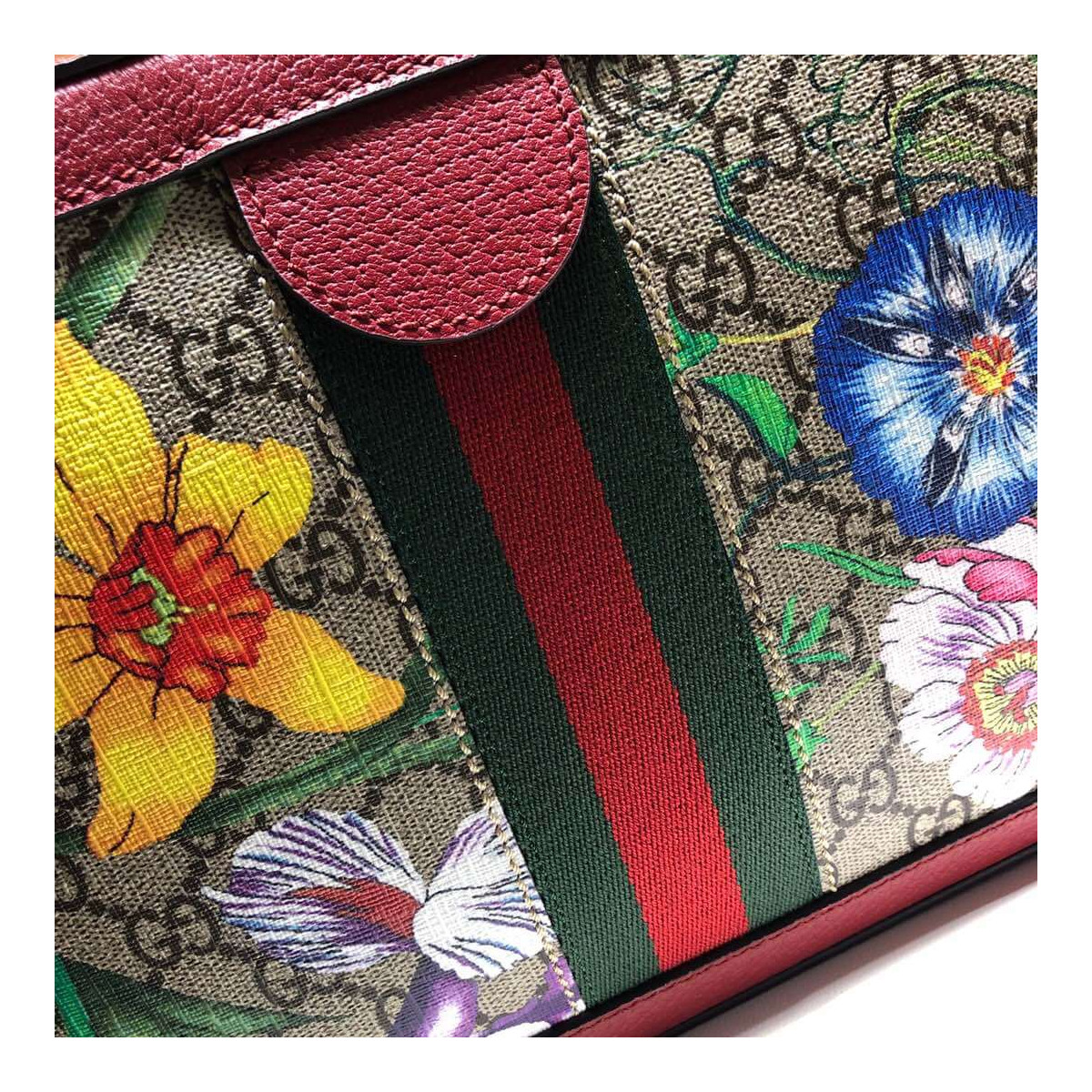 Gucci Ophidia GG Flora Small Shoulder Bag 550622