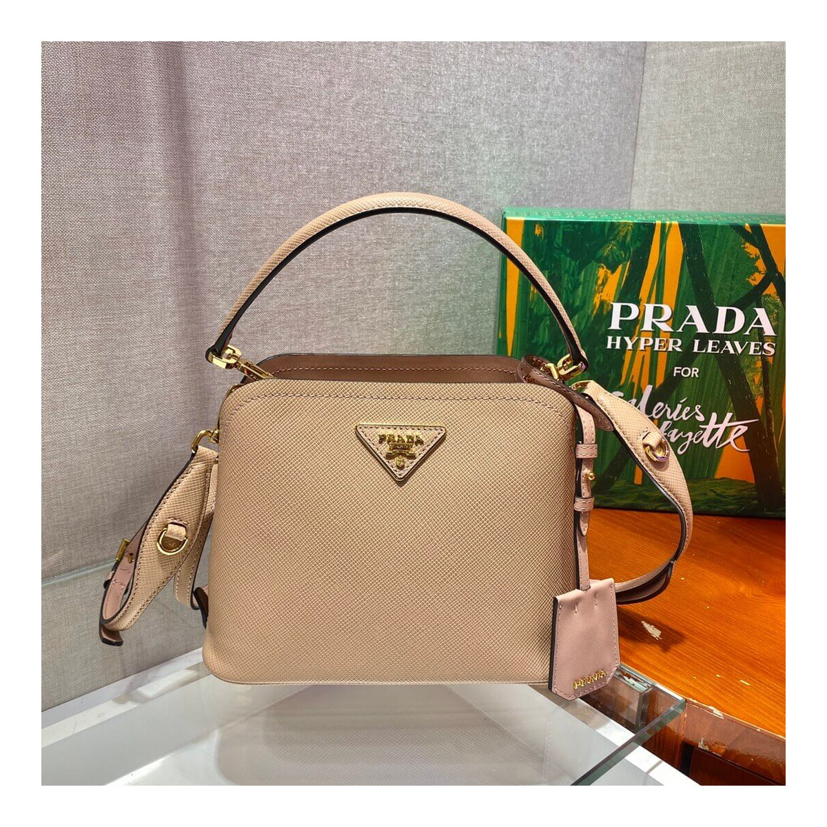 Prada Matinée Micro Saffiano Leather Bag 1BA286