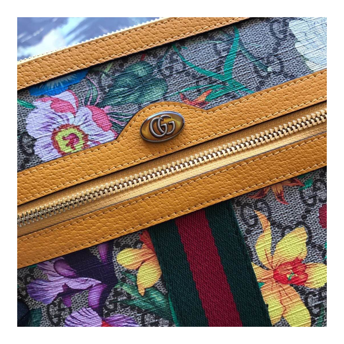 Gucci Ophidia GG Flora Pouch 517551