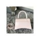 Balenciaga Hourglass S Shiny Box Calfskin Tote