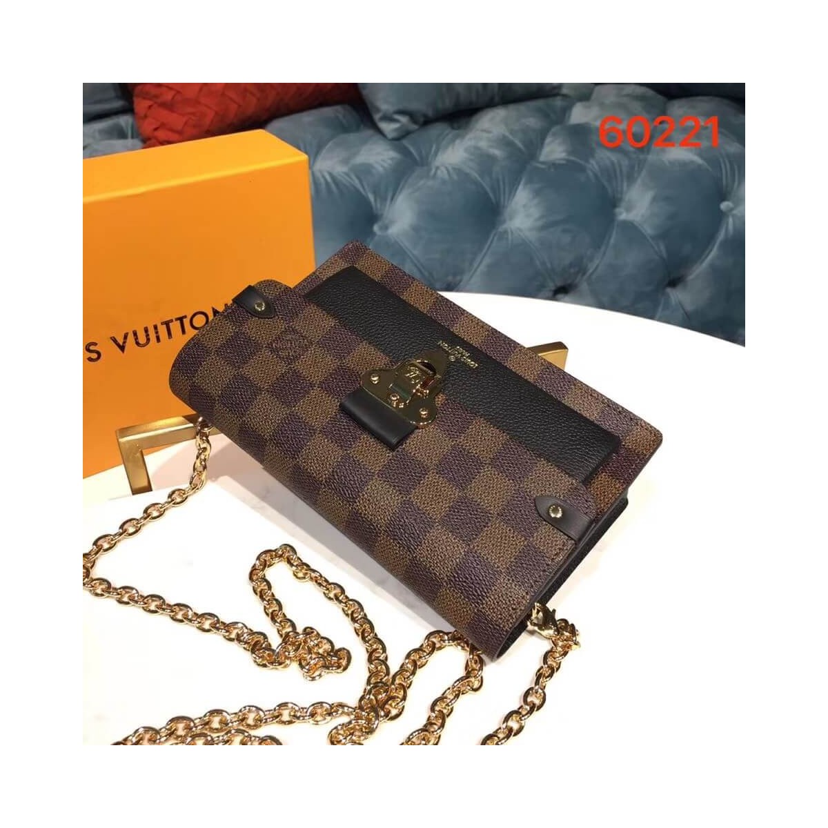 Louis Vuitton Vavin Chain Wallet N60237 N60221 N60222