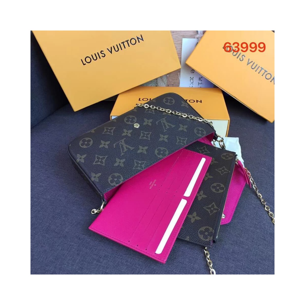 Louis Vuitton Monogram Canvas Pochette Felicie M63999