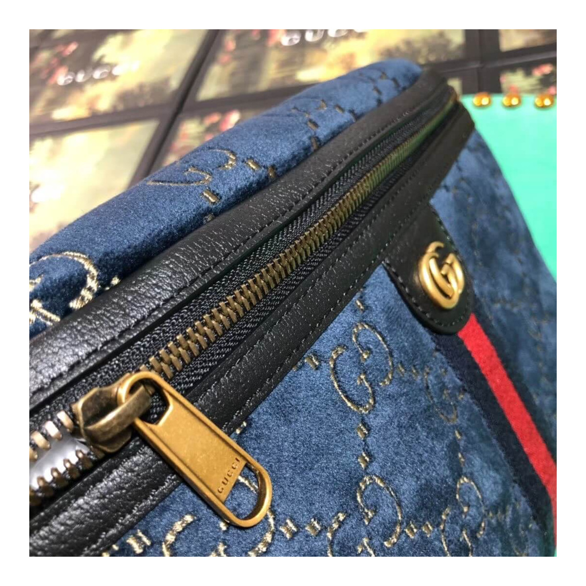 Gucci GG Velvet Belt Bag 574968