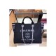 Chanel Deauville Tote 38cm Canvas Bag A66941 Multi