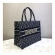 Christian Dior Small Book Tote Embossed Velvet M1296