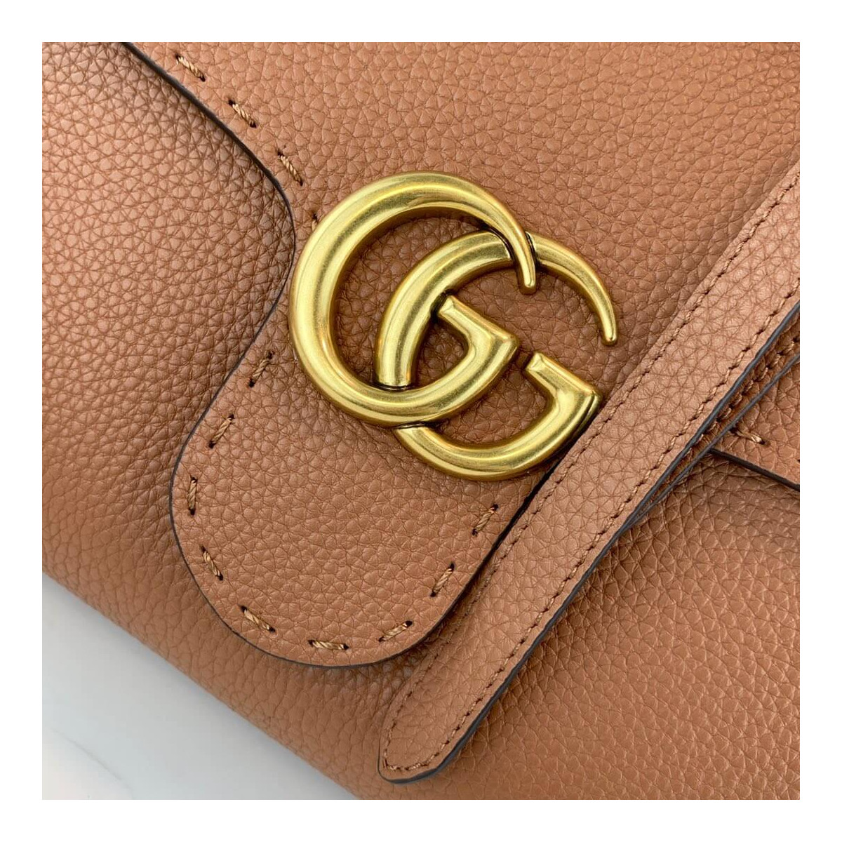 Gucci GG Marmont Leather Top Handle Shoulder Bag 442622