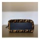 Fendi Peekaboo Iconic Mini Brown Sheepskin Bag 8BN244