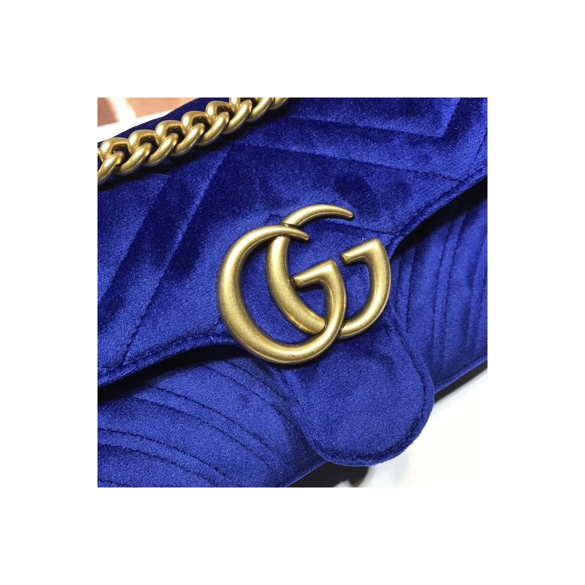 Gucci GG Marmont Velvet Shoulder Bag 446744