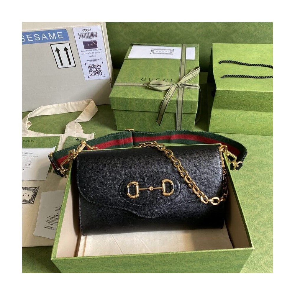 Gucci Horsebit 1955 Leather Small Bag 677286