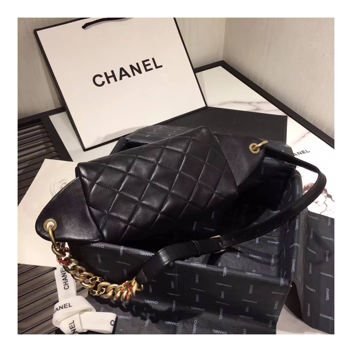 Chanel Lambskin Waist Bag AS0940