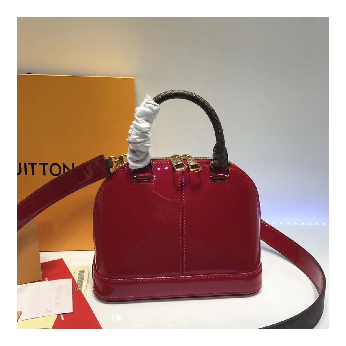 Louis Vuitton Patent Leather Alma BB M54785