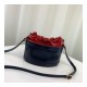 Gucci 1955 Horsebit Bucket Bag 602118 Blue/Red