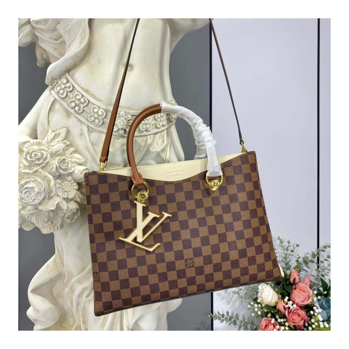 Louis Vuitton Damier Ebene Canvas LV Riverside N40052