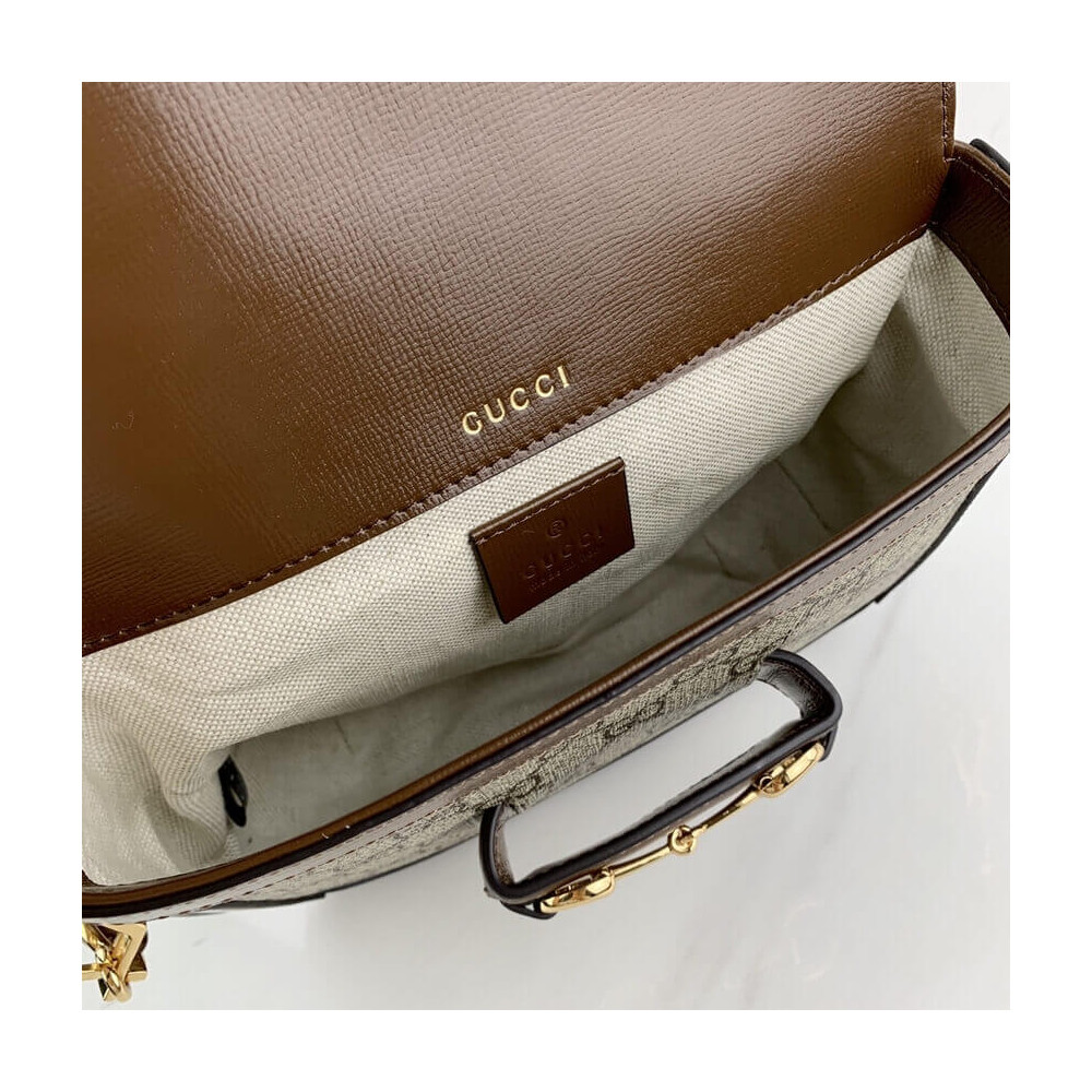 Gucci Horsebit 1955 Mini Bag in GG Supreme 658574