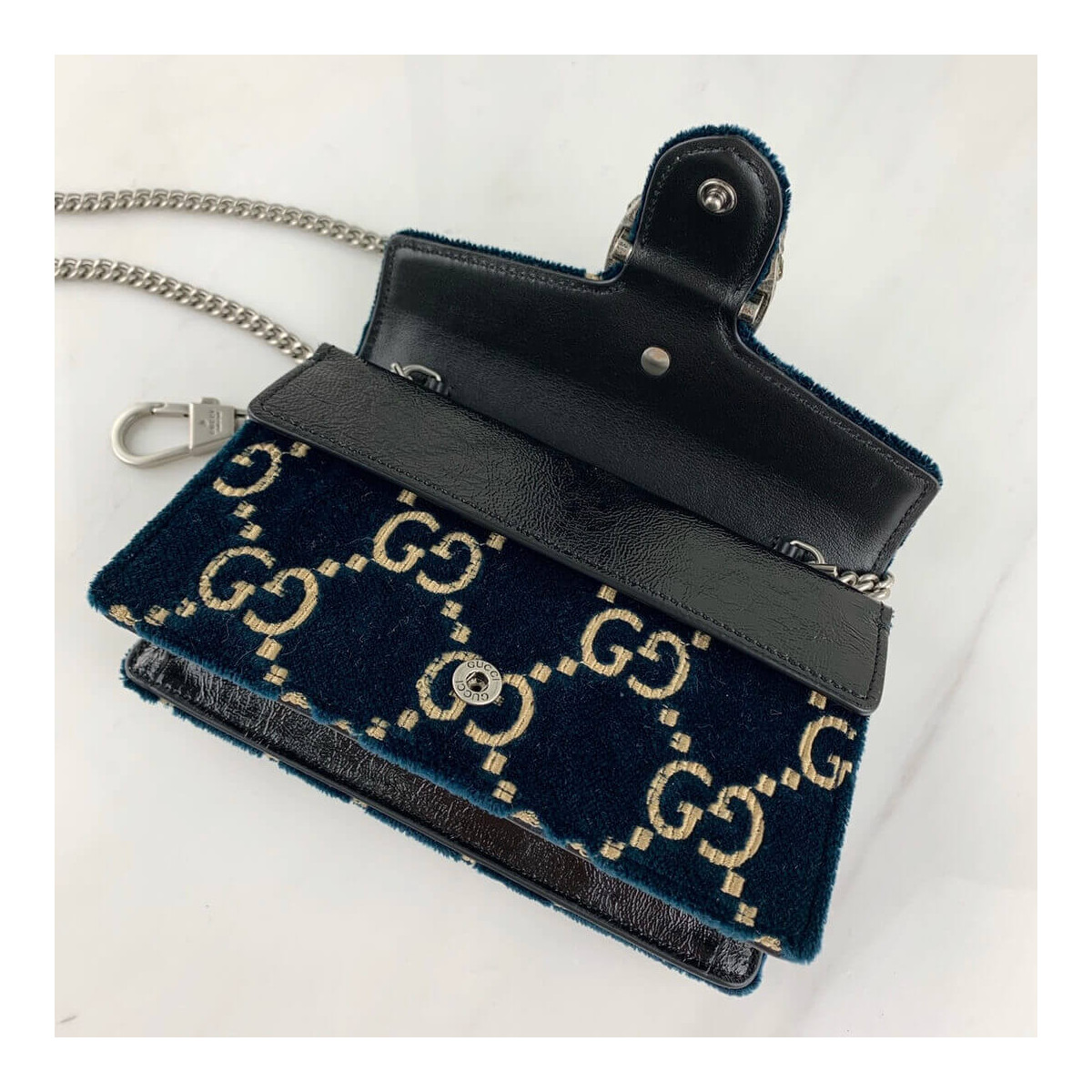 Gucci Dionysus GG Velvet Super Mini Bag 476432