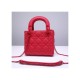 Dior Mini Lady Dior Bag in Ultramatte Cannage Calfskin M0505