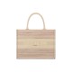 Dior Small Book Tote Multicolor Stripes Embroidery M1296