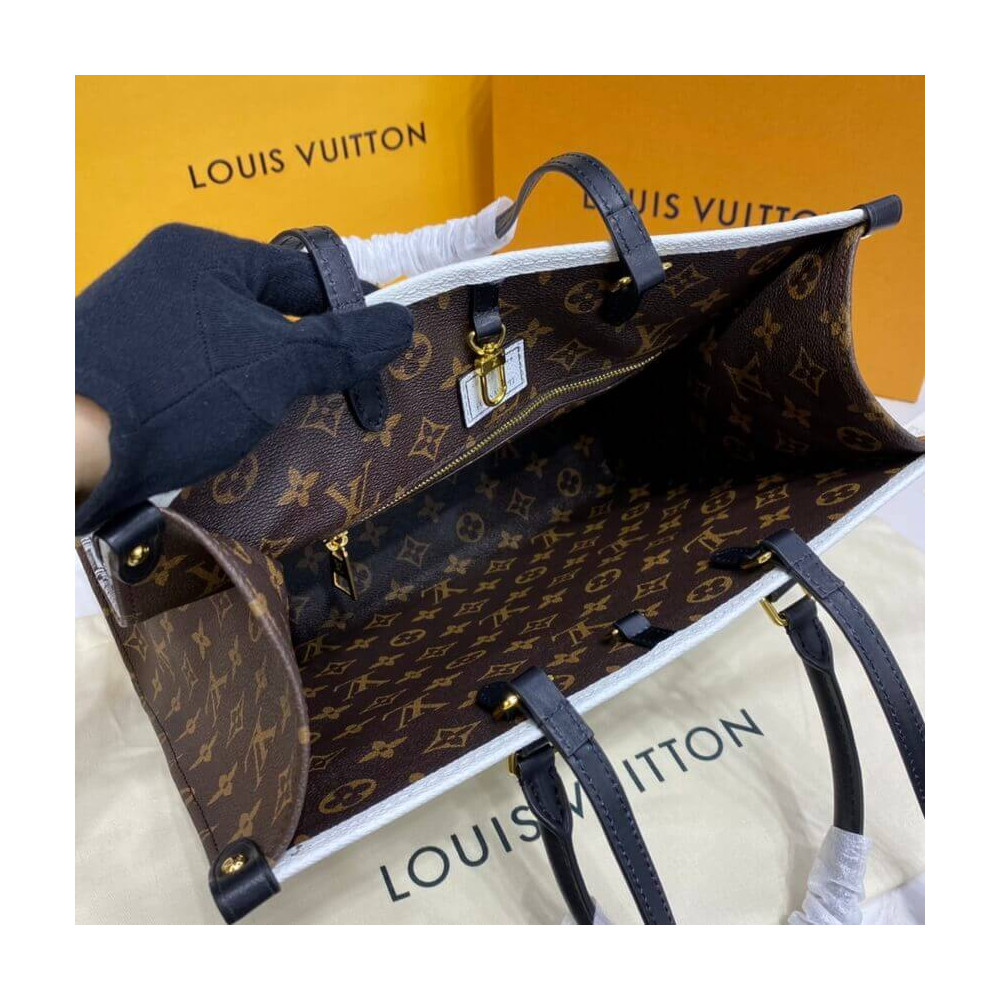 Louis Vuitton Printed Matte Calf Leather Onthego MM M59264