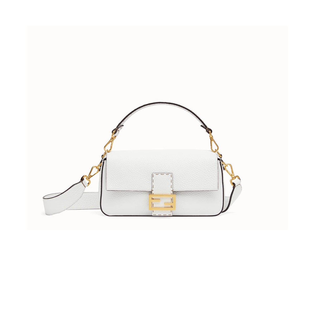 Fendi Grained Calfskin Baguette Bag 8BR600