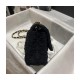 Chanel 20cm Classic Flap Bag in Black Tweed 1116