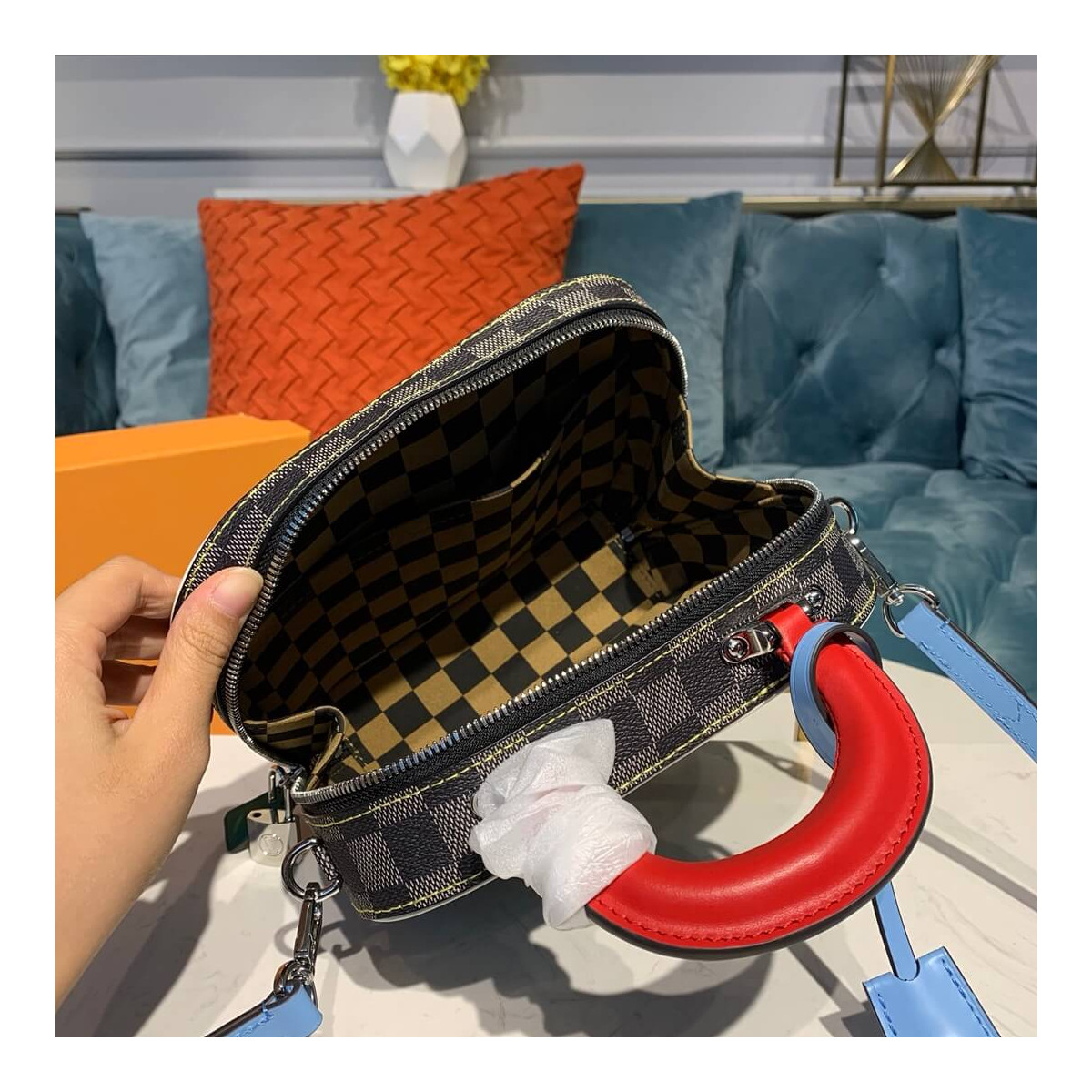 Louis Vuitton Damier Valisette BB N40233