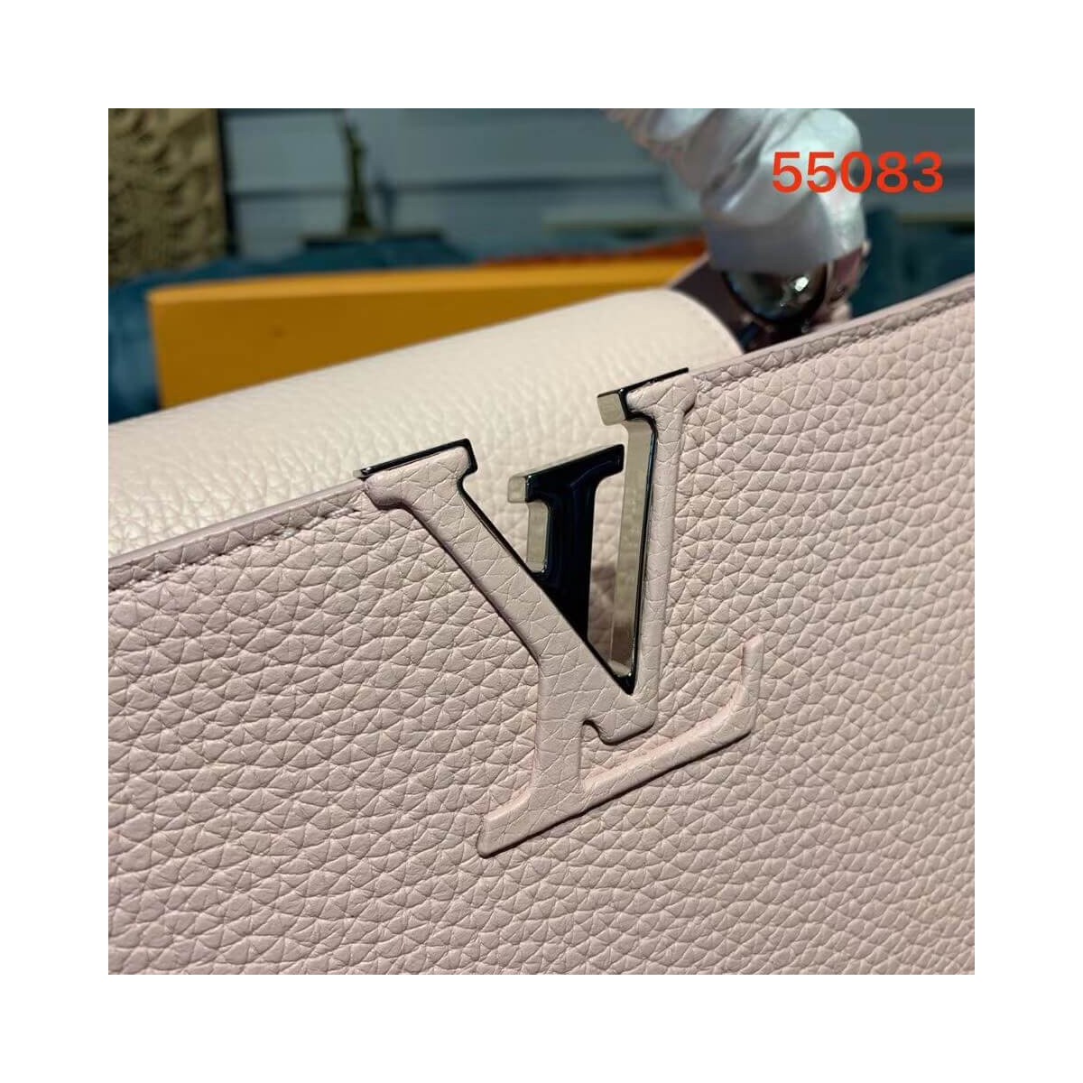 Louis Vuitton Taurillon Leather Capucines PM M55083