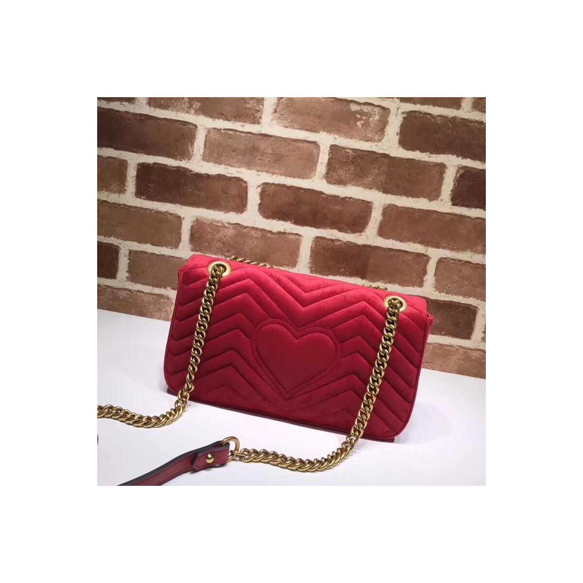 Gucci GG Marmont Velvet Shoulder Bag 443497