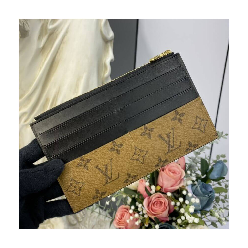 Louis Vuitton Monogram Reverse Slim Purse M80390