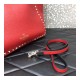 Valentino Garavani Medium Double Rockstud Reversible Tote Bag 0067J Black/Red