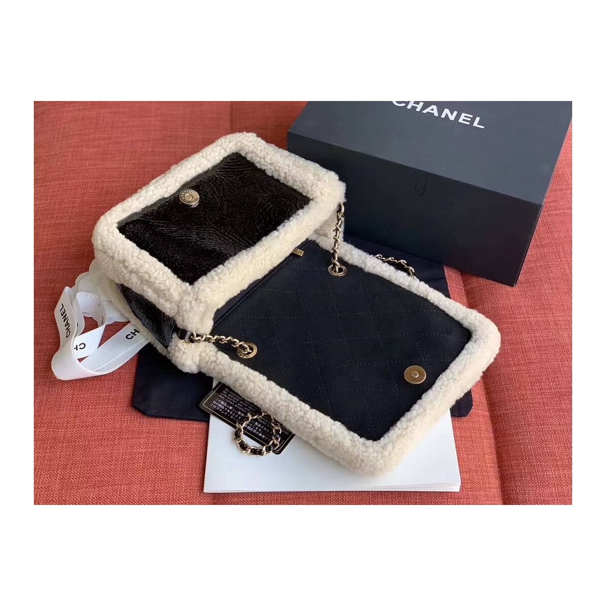 Chanel Sheepskin CC Flap Bag AS0321