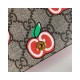 Gucci GG Apple Print Chain Card Case Wallet 634275