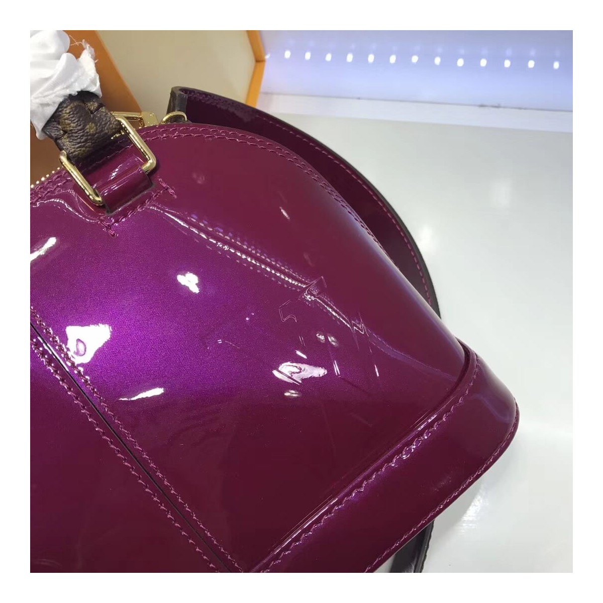 Louis Vuitton Patent Leather Alma BB M54785