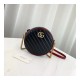 Gucci GG Marmont Mini Round Shoulder Bag 550154 Black