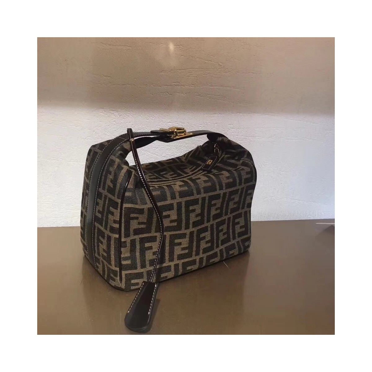 Fendi Vintage Mamma Baguette Zucca Pouch F05