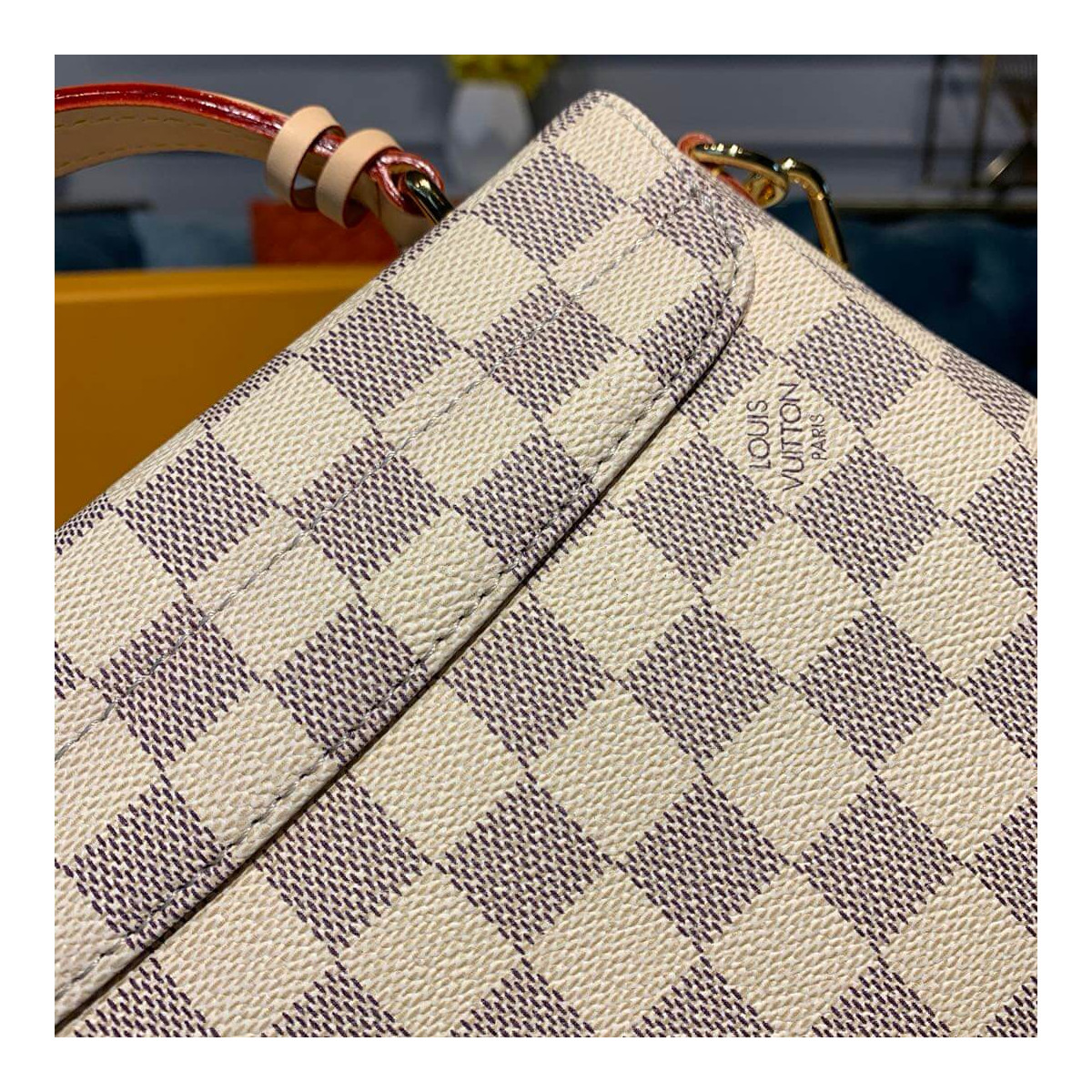 Louis Vuitton Damier Azur Canvas Croisette N41581