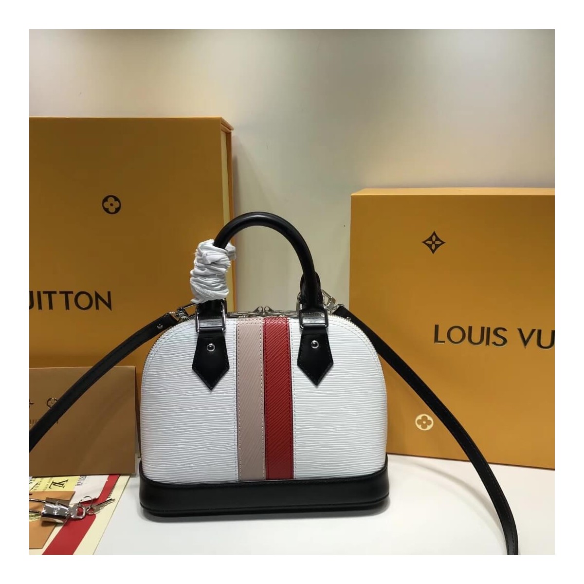 Louis Vuitton Epi Leather Alma BB M51963 M51961