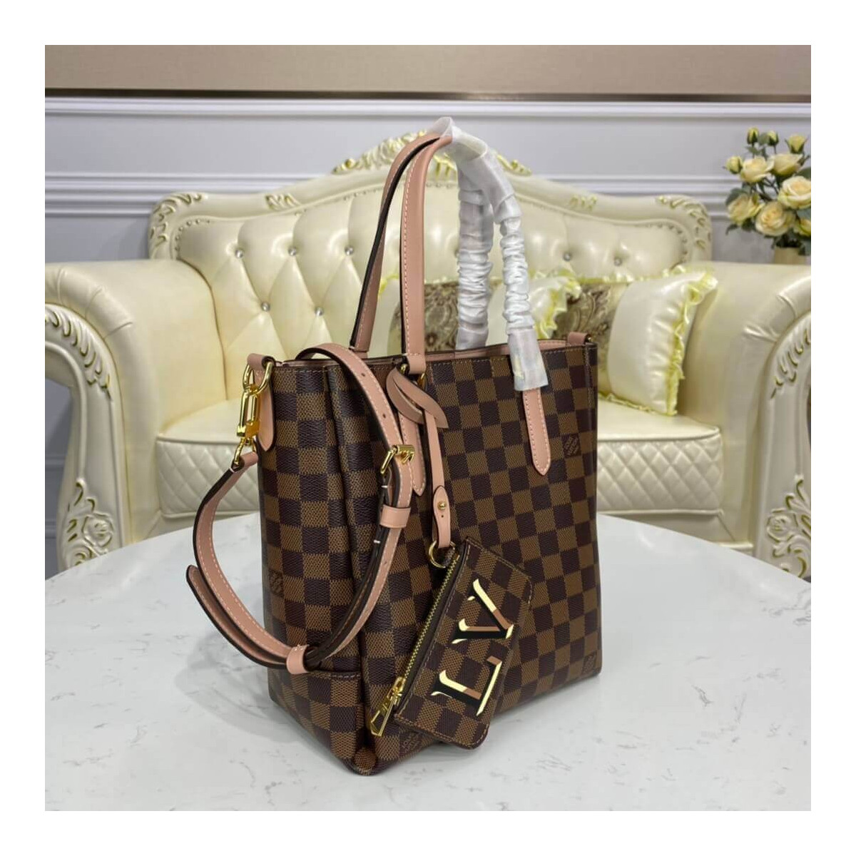 Louis Vuitton Damier Belmont PM N60297 N60348