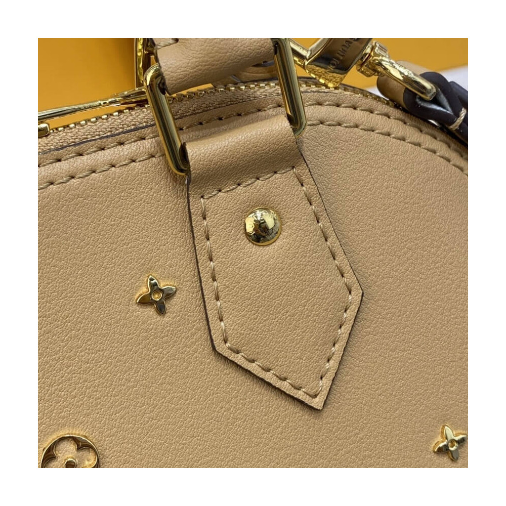 Louis Vuitton Alma BB Monogram Metal in Beige M58638