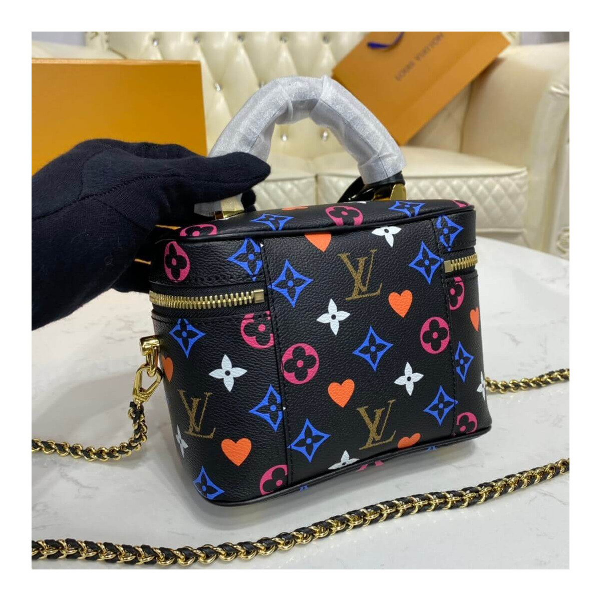 Louis Vuitton Game On Vanity PM Bag M57482 M57458