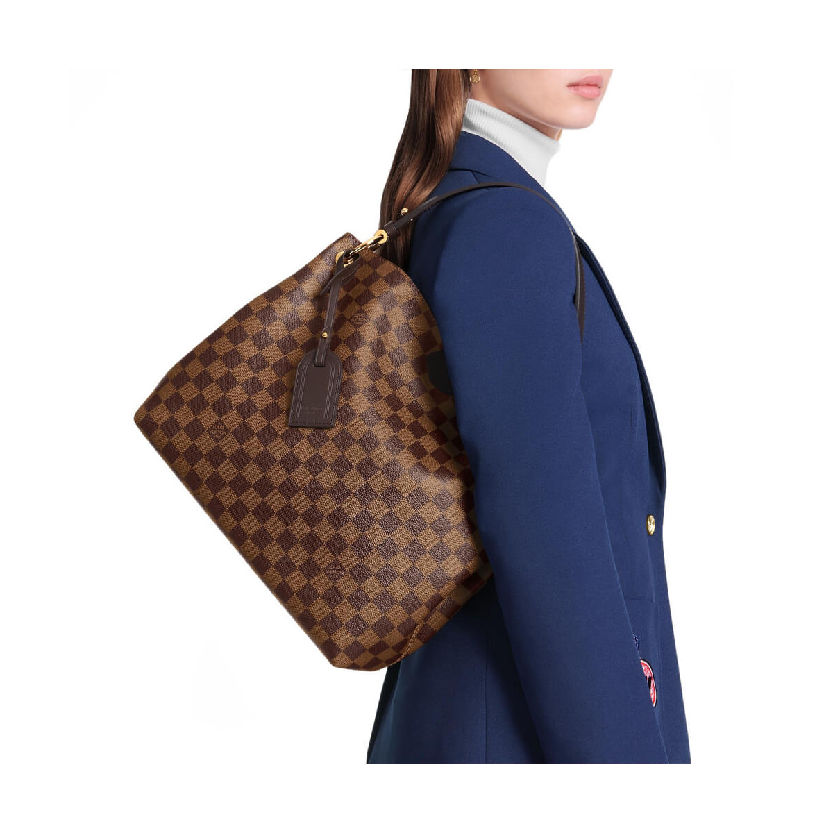 Louis Vuitton Damier Ebene Canvas Graceful PM N44044