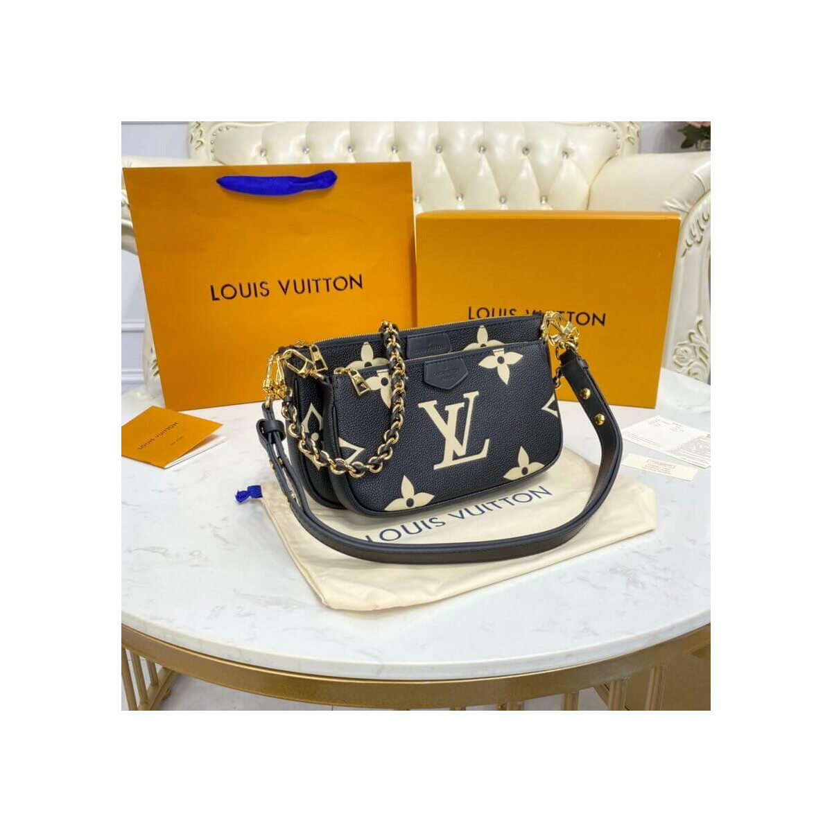 Louis Vuitton Bicolor Multi Pochette Accessoires M45777