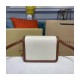 Burberry Mini Two-tone Canvas and Leather TB Bag 80171101