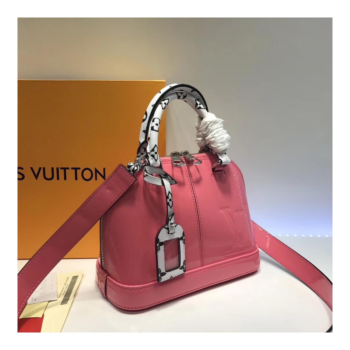 Louis Vuitton Patent Leather Alma BB M54785